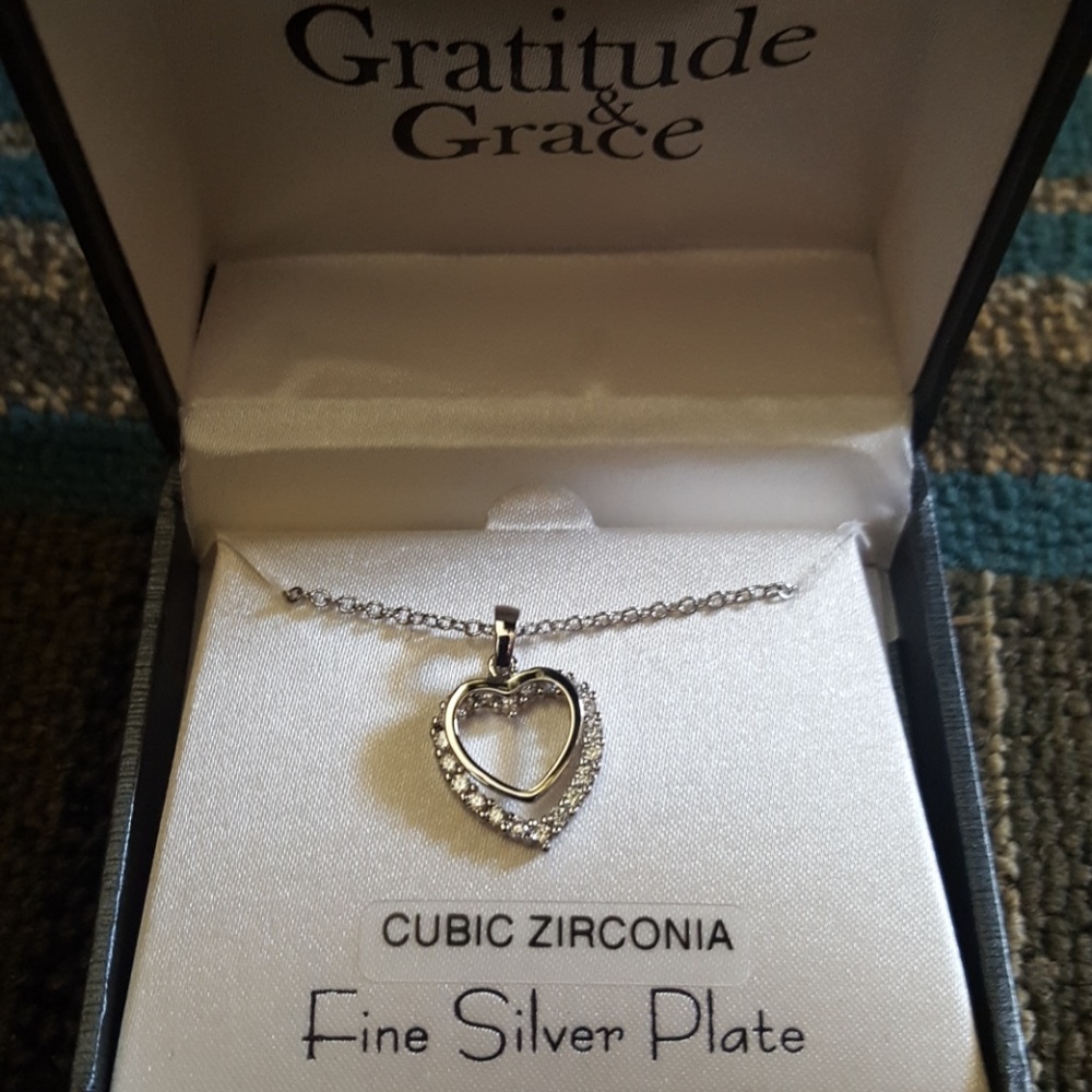 fine silver plate necklace